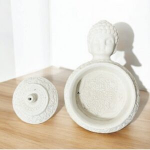 Sahumador Buda premium grande, rústico