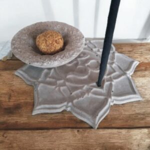 Sahumador estrella cementina 2 piezas