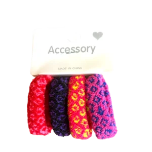 Colitas de colores y estampadas x4